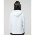 thumbnail image 3 of J. America Women�'s Sueded V-Neck Hooded Sweatshirt, 3 of 5