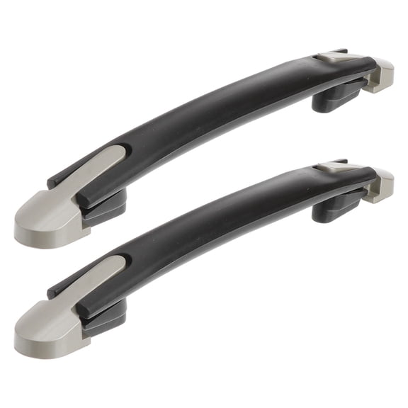 MIPCASE 2-Pack Black Replacement Travel Suitcase Handles with Ergonomic Comfortable Grip for Luggage Cases