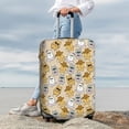 thumbnail image 4 of Uemuo Music Dancing Cat Printed Washable Luggage Cover - Fashion Suitcase Protector Fits 18-32 Inch Luggage -X-Large, 4 of 9