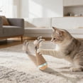 thumbnail image 4 of Btomtd Wooden Tumbler Wobble Cat Toys, Interactive No Catnip Righting Pet Toys for Kittens and Indoor Cats, 7 Inch, B, 4 of 6