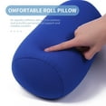 thumbnail image 3 of Andoer Oreiller Rouleau Confortable Cylindre Rond Microbilles Support Cou Dos Oreiller Tube Oreiller Coussin 12 X 7 Pouces, 3 of 7