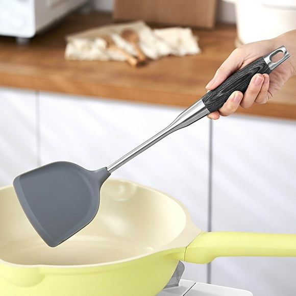 Yhmxh Kitchen Gadgets Kitchen Accessories Kitchen Items Kitchen Gifts Kitchen Essentials Wooden Handle Spatula Non Stick Frying Pan Spatula Food Grade Spatula Set Factory Stock Silicone Spatula