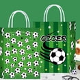 thumbnail image 2 of Bolsa de fiesta con temática de fútbol, papel kraft blanco, 22 x 16 x 8 cm, 10 unidades, 2 of 2