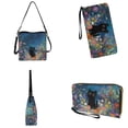 thumbnail image 4 of ZUXONGSY Black Cat Floral Galaxy Print Multifunctional Top-Handle Handbags with Purse for Women, Multipurpose Crossbody Hobo Bag with Wallet Set for Shopping Working, 4 of 4