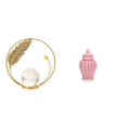 thumbnail image 1 of Estatua de bola de cristal,Estatuas de bolas de cristal para decoración del hogar,escritorio,interior,Escultura de bola de cristal,figura decorativa de hierro,Jarra de jengibre de, 1 of 8