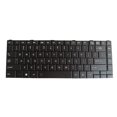 thumbnail image 1 of Tecadores de la oficina Tablero de teclado US EE. UU. QWERTY PC Aparato de entrada Unidad de ensamblaje de la computadora Negro Reemplazo de componentes de la computadora para el satélite Inevent EL006162-00B, 1 of 5