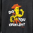 thumbnail image 3 of Toy Story - Do You Even Lift - Women's Lightweight French Terry Long Sleeve Shirt, 3 of 5