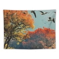 thumbnail image 5 of Orinice Birds Forest Autumn Colors Tapestry Wall Hanging Unique Style for Home Decor Art Living Room Bedroom 40x60inch, 5 of 6