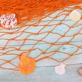thumbnail image 3 of Pack de 2 redes de pesca decorativas ZUEXT de 200 x 100 cm, color naranja, 3 of 7