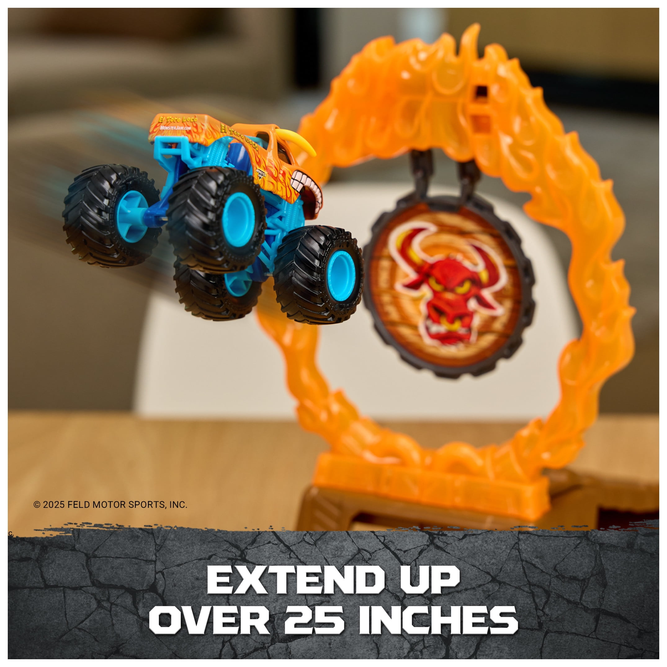 Monster Jam El Toro Loco Long Jump Playset with Exclusive Monster Truck (Walmart Exclusive)