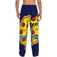 thumbnail image 3 of Daiia PLANETA EN FORMA DE PIZZA Men's Sleep Pant with Pockets and Drawstring,Pajama Pants-Small, 3 of 9