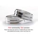 thumbnail image 5 of DCVAMOUS Anillos centrados de buje de aleación de aluminio 74.1 a 64.1, juego de 4 – Bujes de espiga de rendimiento para bujes de vehículos de 64,1 mm y orificio central de rueda de 74,1 mm, compatibl, 5 of 5
