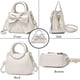 thumbnail image 3 of Bolso de mano para mujer de gran tamaño de piel sintética portátil hombro cruz bolso de mano con diseño exquisito estilo dulce y fashion多功能Principal cremallera capa intermedia bolsillos interiores, 3 of 3