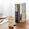 thumbnail image 5 of Pofeuu Groovy Hippie Flower Mushrooms Print Large Bookend Hold Heavy Books- Wood Bookends for Heavy Books Heavy Duty Book Ends Wood Bookends for Office Desk Non-Skid, 5 of 7