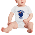 thumbnail image 2 of Newest New Zealand National Soccer Team Fan Cute Baby Rompers Newborn Clothes Outfits (White, 3-6 Months), 2 of 5