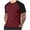 Wine, variant on Fashion Tops for Men Trendy Summer Lace Blouses for Men Dressy Casual Mens T Shirts Loose Fit Plus Size Athletic Tops Men Loose Summer Shirts for Island Vacation