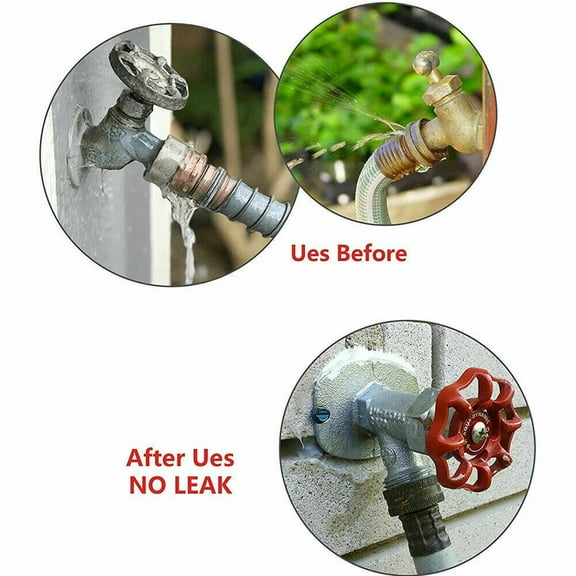 20X Rubber Hose Pipe Washers Garden Faucet Tabs Seals Washer Self Locking