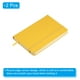 thumbnail image 3 of Uxcell 5.5x3.7" A6 Cuaderno de Notas de Tapa Dura 160 Páginas 80 Gsm Papel Rayado Grueso, Amarillo, 3 of 7