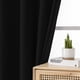 thumbnail image 2 of Cortinas Opacas Joydeco 274 cm de Largo Negras para Sala, 2 of 6