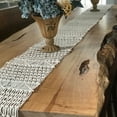 thumbnail image 3 of Decodeary Table Runner Ornaments Comfortable And Anti-wrinkle Wide Application Any Occasion Cotton Macrame Table Runner 35*160cm, 3 of 6