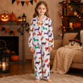 thumbnail image 2 of ZHOGXU Cozy Kids Halloween Sleepwear Long Sleeve Top And Pants Pj Sets For Boys Girls Nightwear Loungewear,8 Years, 2 of 4