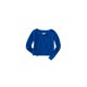 thumbnail image 1 of Aeropostale suéter de punto cortado con estampado de leopardo y manga para mujer, azul, extragrande, 1 of 1