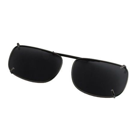 Polarized Gray 400 Glass Lens - Women Men Gray Lens Driving Traveling Polarized Clip On Sunglasses