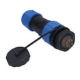 thumbnail image 3 of BRILLAR Enchufe de aviación IP68 conector impermeable tuerca trasera macho hembra Terminal 380V SP206 Pin, 3 of 10