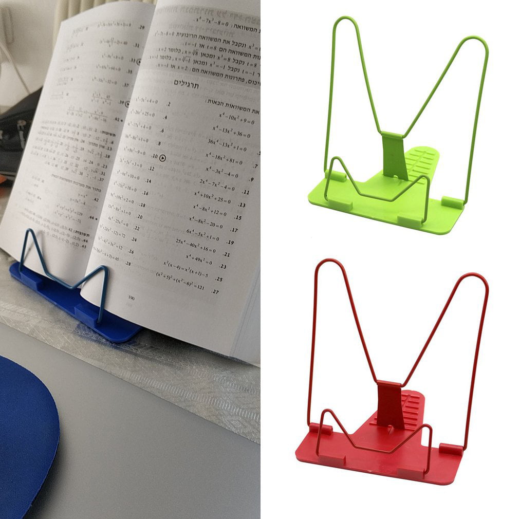 Portable Foldable Adjustable Bookend Stand Reading Book Stand Document H _es 