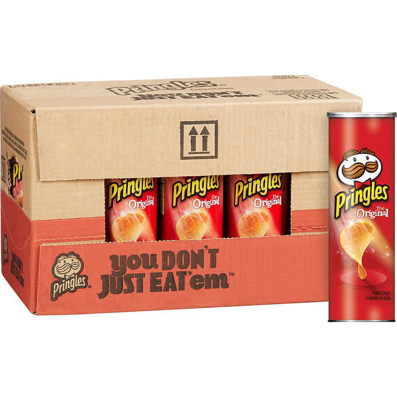 Pringles Potato Crisps, Original, 5.26 oz, 14 ct - Walmart.com