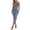 Blue, variant on One Shoulder Dresses for Women Striped 3D Flower Bodycon Midi Dress Stretchy Elegant Cocktail Party Wedding Guest Dress Wine S
