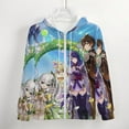 thumbnail image 4 of Genshin Impact Zip Up Hoodies Unisex Realistic 3D Print Sweatshirt Long Sleeve Hooded Jacket Coat S, 4 of 8