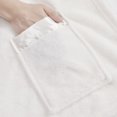 thumbnail image 6 of Comfort Spaces Ivory Off-White Polyester Plush Throw, 60" x 50", 6 of 9