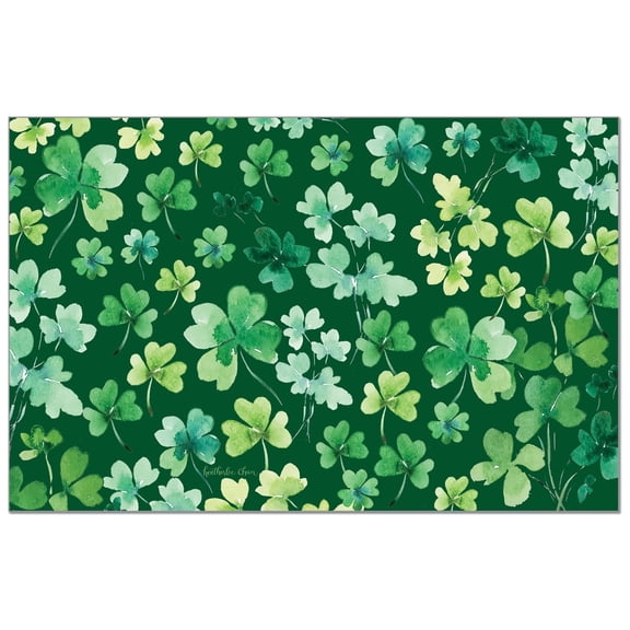 CounterArt Shamrocks 24-Sheet Premium Paper Placemats