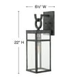 thumbnail image 6 of Hinkley Lighting - Porter - 1 Light Medium Outdoor Wall Lantern in Transitional, 6 of 21