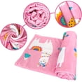 thumbnail image 3 of Pink Llama Blanket 50*60inch Llama and Cactus Blankets and Throws Llama Giftf or Women Llama Decor for Home Sofa Bedroom, 3 of 5