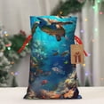 thumbnail image 5 of Naloa Underwater Fish Turtle Drawstring Christmas Bags, 3D Xmas Gift Bags, Christmas Wrapping Bags, Xmas Goodie Bags, Treat Pouch Bags, Party Favor Bags-Medium, 5 of 9