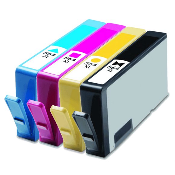 Generic High Yield Ink Cartridge for HP 564XL - BK ,C, M , Y - Combo Pack -Free Shipping Over $50