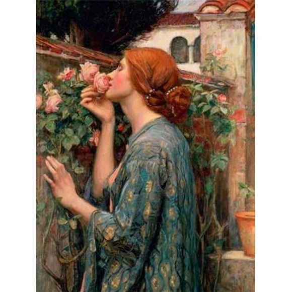 Selected Artworks PDX3AA2694SMALL l'Me de la Rose Affiche Imprimée par John Williams Waterhouse, 11 x 14 - Petit