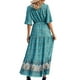 thumbnail image 5 of TRKIYQC Vestido Casual para Mujer Diseño Boho Estampado Manga Corta Cuello en V Verano Playa Vacaciones Elegante Vestido TRKIYQC perder, 5 of 7