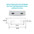 thumbnail image 5 of Steren FastHome 19-inch Surface Mount Enclosure - Your Hub for Structured Wiring Solutions, 5 of 7