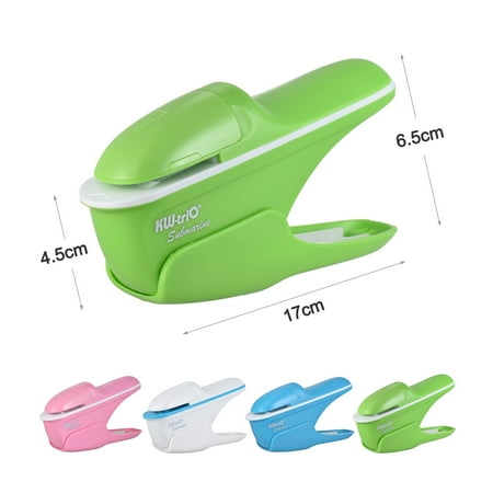 Harinacs Stapleless Stapler Hand-held Mini Safe Stapler without Staples Staple Free Stapleless 7 Sheets Capacity for Paper Binding Business Commercial Shop School Office ()
