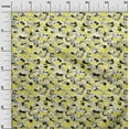 thumbnail image 3 of oneOone Silk Tabby Yellow Fabric Abstracts Sewing Craft Projects Fabric Prints By Yard 42 Inch Wide, 3 of 5