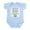 Sky Blue, variant on CafePress - Irish Grace Of God Infant Bodysuit - Baby Light Bodysuit, Size Newborn - 24 Months