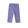 thumbnail image 4 of Usaibhir 4 Pack Toddlers Girls Capri Leggings Pants Basic Sports Dance Kids Cropped Summer Leggings 3-14Y, 4 of 8