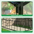 thumbnail image 5 of NETAJE 8'x16' Polycarbonate Greenhouse, Large Aluminum Walk-in Green House for Backyard, 5 of 7