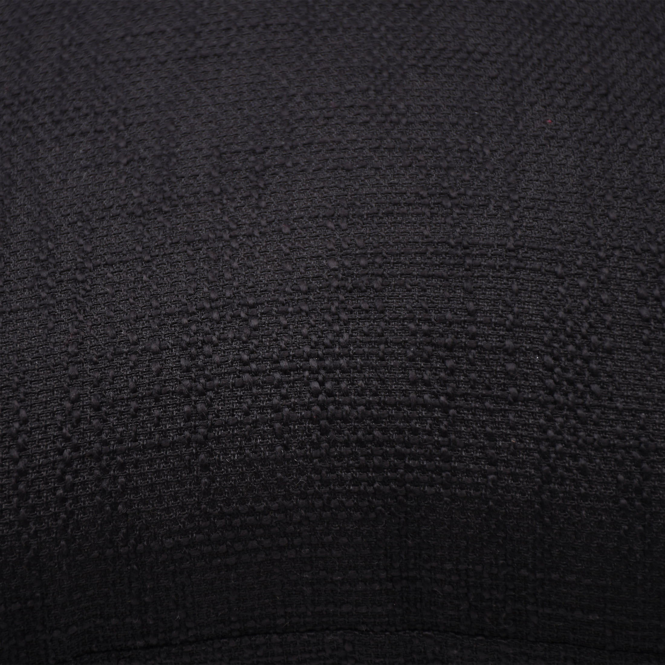 Mainstays 18" x 18" Decorative Throw Pillow, Solid Black Texture Polyester