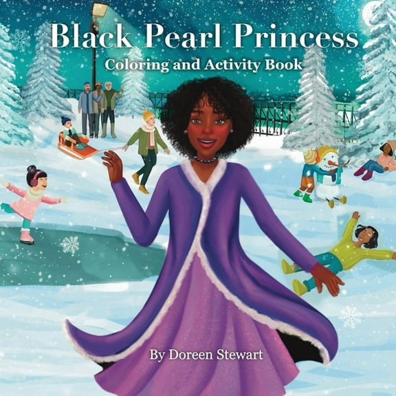 Black Pearl Princess Coloring and Activity Book, (Paperback)