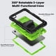 thumbnail image 3 of Funda para Samsung Galaxy Tab A11 de 8,7 pulgadas (2025) y Galaxy Tab A9 de 8,7 pulgadas (2023), resistente, a prueba de golpes, con soporte giratorio de 360° y correa de mano/bandolera, 3 of 9