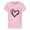 Pink, variant on WhouRiu Toddler Girl' Tshirt Heart Print Short Sleeve Loose T Shirt Children Summer Cozy Soft Loose T-Shirt Black,Sized 3-4